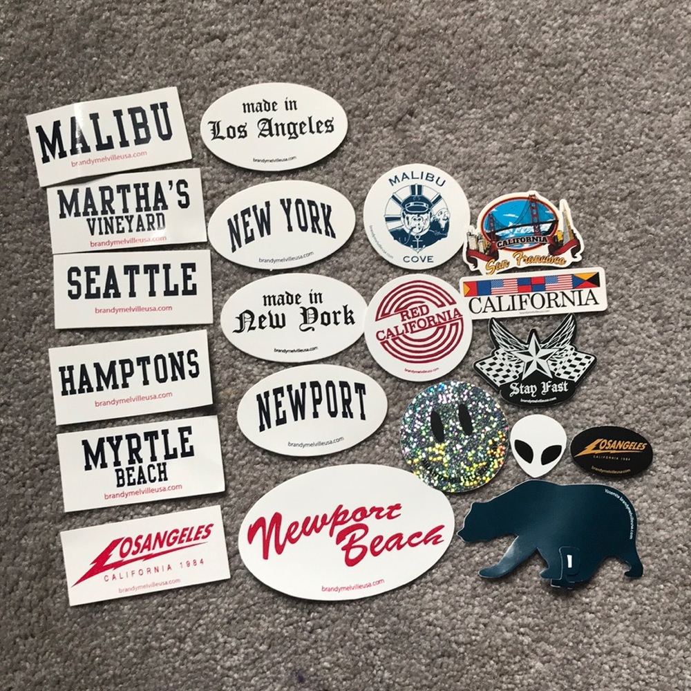 Brandy Melville sticker pack